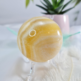 Zebra Calciet - Edelsteen Bol - no.2 - 5cm