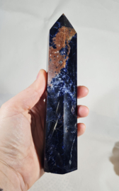 Sodaliet Edelsteen Punt no.2 - 18 cm