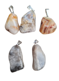 Crazy Lace Agaat Edelsteen Hanger