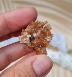 Aragoniet Roosje - Marokko Edelsteen Cluster - 3 cm