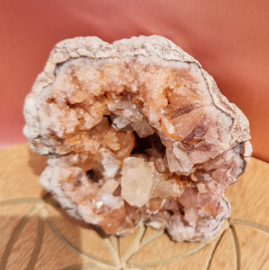 Roze Amethist  Geode - Argentinië - 7cm - Edelsteen