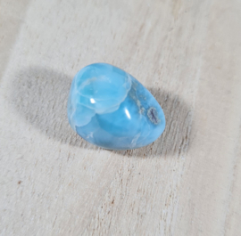 Larimar Trommelsteen - no.7 - 1,7 cm