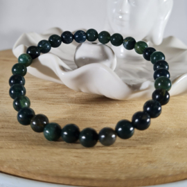 Edelsteen Armband Mosagaat Kogelarmband 6 mm