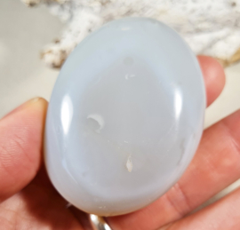 Agaat Handsteen no.5 Edelsteen  5 cm
