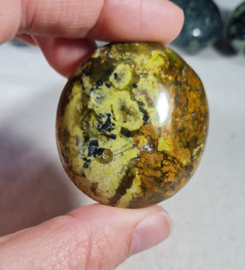 Groene Opaal Palmsteen Edelsteen no.14 - 4,5 cm