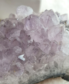 Amethyst Crystal Cluster 10 cm - light purple