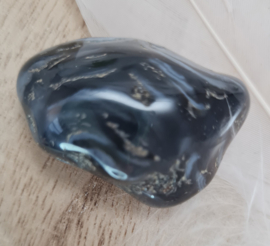 Agaat Geodine - trommelsteen - no.6 - 4 cm