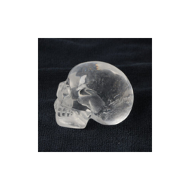 Schedel / Skull Bergkristal Edelsteen - 6,7 cm