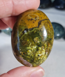 Groene Opaal Palmsteen Edelsteen no.07 - 4,5 cm