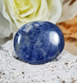 Sodaliet Platte Steen 4 cm no.1 Edelsteen Blauw