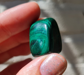 Malachiet - Trommelsteen - no.4