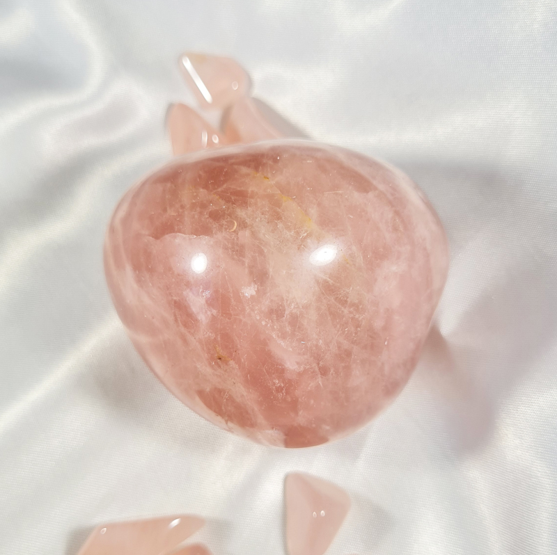 Rozenkwarts 6,5 cm A+ Jumbosteen Zuid - Afrika no.7