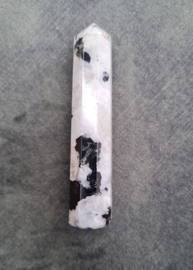 Regenboog maansteen - Obelisk - no.3 - 9,5 cm