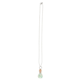 Ketting Geluksflesje Aventurijn
