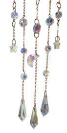 Raamhanger Suncatcher Zon en Halve Maan Goudkleur