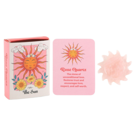 Rozenkwarts Zon in cadeaudoosje