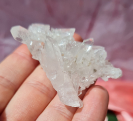 Bergkristal Cluster - Edelsteen Cluster Brazilië - Extra - no.20 - 5,5 cm