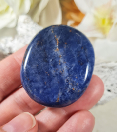 Sodaliet Platte Steen 4 cm no.2 Edelsteen Blauw