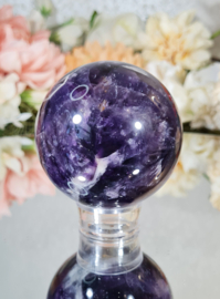 Chevron Amethist Edelsteen Bol no.7 - 6,5 cm