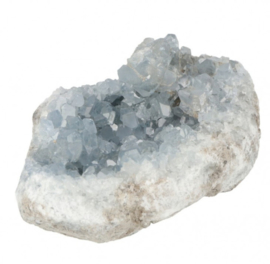 Celestien Geode Edelsteen - 9cm - Blauw