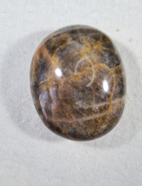 Zwarte Maansteen Palmsteen Edelsteen no.07 - 4,5 cm