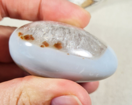 Agaat Handsteen no.3 Edelsteen 5 cm