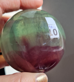Fluoriet Regenboog Edelsteen Bol no.11