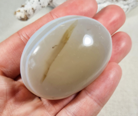 Agaat Handsteen no.5 Edelsteen  5 cm