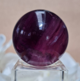 Fluoriet Paars Edelsteen Bol - 4,4cm