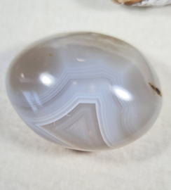 Agaat Handsteen no.1 Edelsteen 5,5 cm