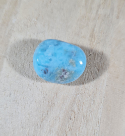 Larimar Trommelsteen - no.6 - 1,7 cm