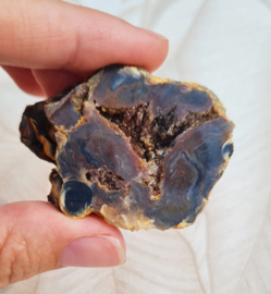 Agaat Geode Druzy Brazilië no.12 - 5 cm