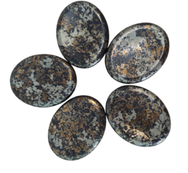 Pyriet Duimsteen - Worry Stone - Ovaal