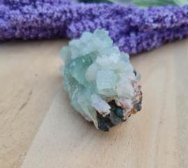 Apophilite Cluster Crystal Green - no.41