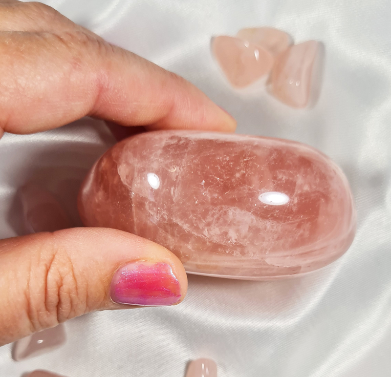 Rozenkwarts A+ 7 cm Jumbosteen Zuid - Afrika no.13