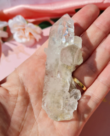 Bergkristal Edelsteen Cluster - Brazilië - Extra - 8,5 cm