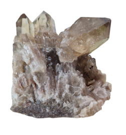 Citrien Cluster - Natuurlijk - Congo - Edelsteen Cluster