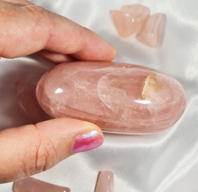 Rozenkwarts A+ 7 cm Jumbosteen Zuid - Afrika no.13