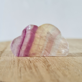 Regenboog Fluoriet Edelsteen Wolk no.5 - 3,5 cm