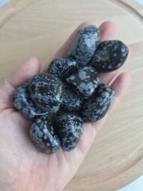 Sneeuwvlok Obsidiaan - Trommelsteen - Edelsteen