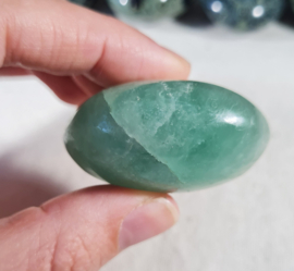 Fluoriet Groen Handsteen Edelsteen no.5 - 4,5 cm