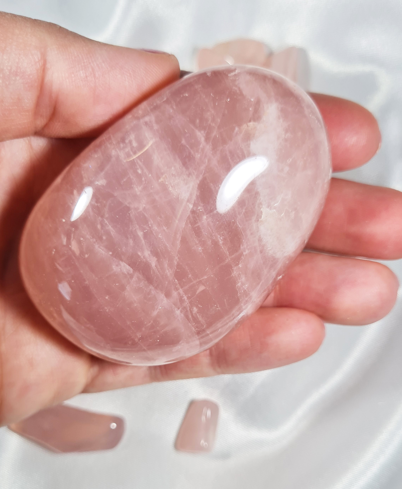 Rozenkwarts A+ 7 cm Jumbosteen Zuid - Afrika no.17