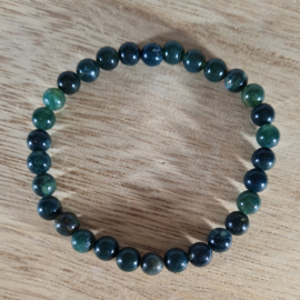 Edelsteen Armband Mosagaat Kogelarmband 6 mm