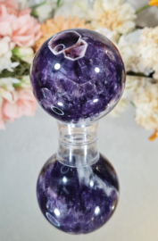 Chevron Amethist Edelsteen Bol no.7 - 6,5 cm