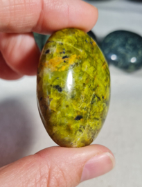 Groene Opaal Palmsteen Edelsteen no.05 - 4,5 cm