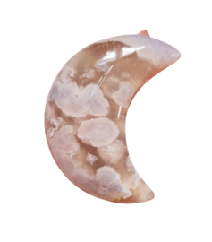 Bloem Agaat Edelsteen Maan - no.10 - 4,5 cm