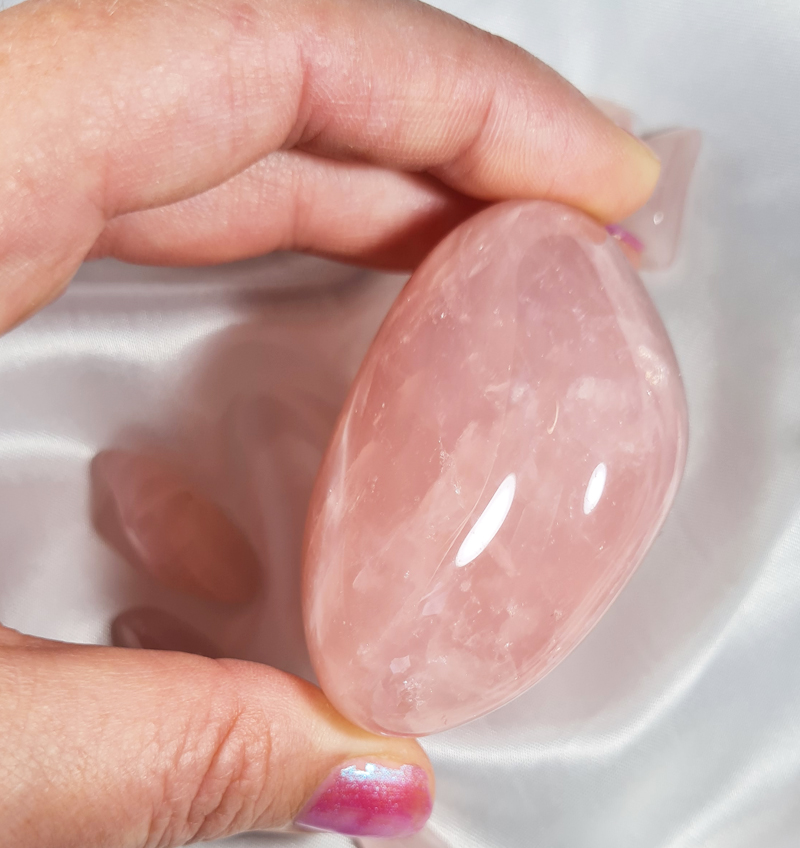 Rozenkwarts A+ 6,5 cm Jumbosteen Zuid - Afrika no.12