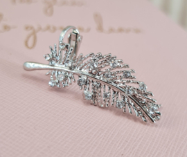 Earcuff - Feather - Strass