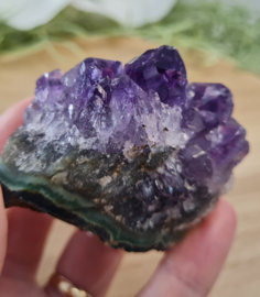 Amethist Edelsteen Cluster - no.22 - Uruguay - extra kwaliteit - 7 cm