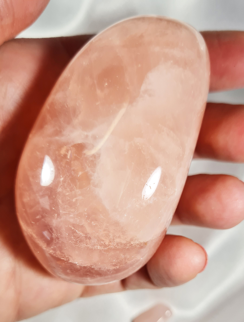 Rozenkwarts A+ 7,5 cm Jumbosteen Zuid - Afrika no.19